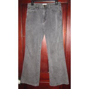 Pistola 29 Stevie Jeans Wide Leg Flare High Rise Gray Stretch Denim Pants Soft